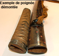 tsuka démontée